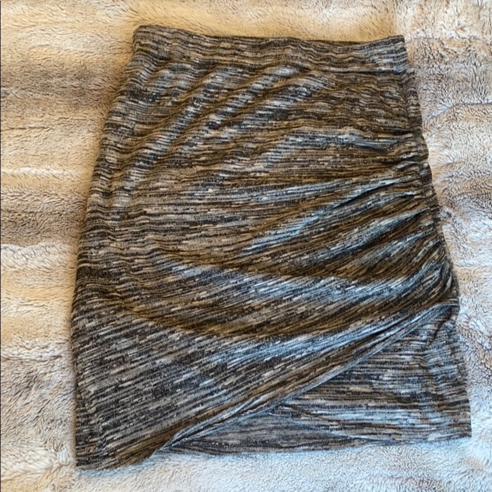 Rouched Mini Skirt